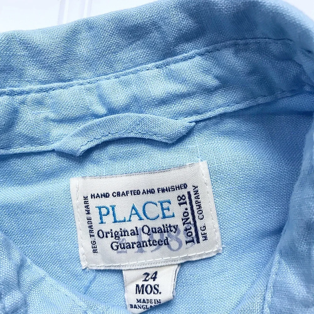•Children’s Place• chambray shirt